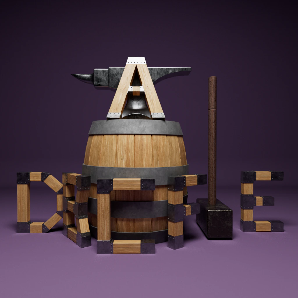 Letters of the alphabet 3D Model .c4d .max .obj .3ds .fbx .stl .blend