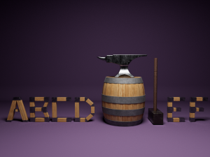Letters of the alphabet Modelo 3D