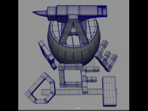 Letters of the alphabet 3D Model