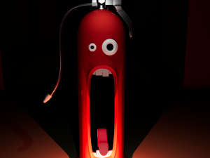 Fire extinguisher 3D Model