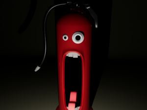 Fire extinguisher 3D Model