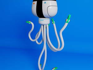 Robot Jellyfish Model 3D