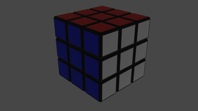 Rubiks cube 3D मॉडल .c4d .max .obj .3ds .fbx .stl .blend 