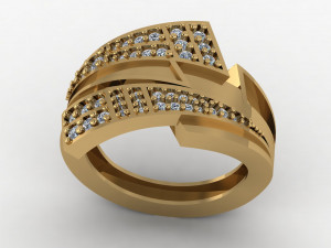 Engagement ring set 3D print model 3D Baskı Modeli