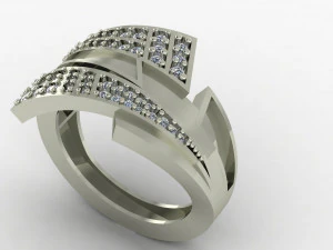 Engagement ring set 3D print model 3D Print Model