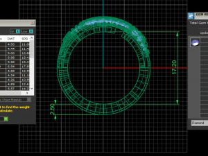Engagement ring set 3D print model 3D Print Model
