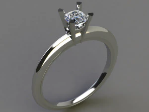 वेडिंग रिंग सेट 3डी प्रिंट मॉडल 3D प्रिंट मॉडल