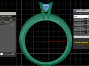 Wedding Ring Set 3D Print Model 3D Print Model