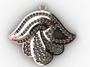 Morocco Pendant KHMISSA print AND casting model Model Cetak 3D