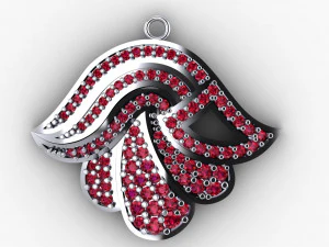 Morocco Pendant KHMISSA print AND casting model 3D Print Model