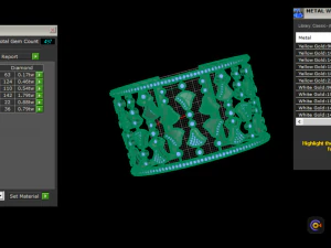 Bracelets set 3D print model for casting 3D Print Model