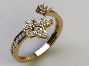 Fusion Pattern Ring 3D print model 3D Baskı Modeli