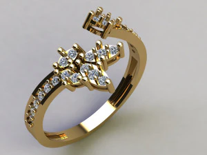 融合图案戒指 3D 打印模型 3D 打印模型