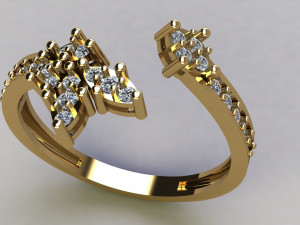 Fusion Pattern Ring 3D print model 3D Print Model