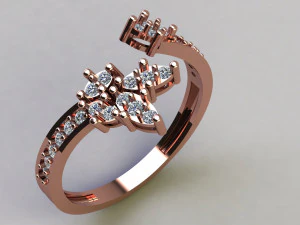 Fusion Pattern Ring 3D print model 3D Print Model