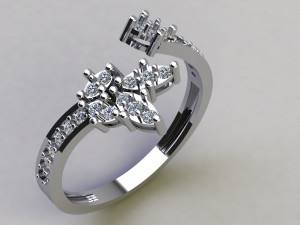 Fusion Pattern Ring 3D print model 3D Print Model