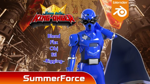 Tombo Ohger - King Ohger 3D 模型 .c4d .max .obj .3ds .fbx .stl .blend 