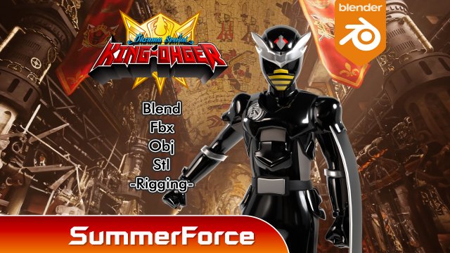 Hachi Ohger - King Ohger Modelo 3D .c4d .max .obj .3ds .fbx .stl .blend 