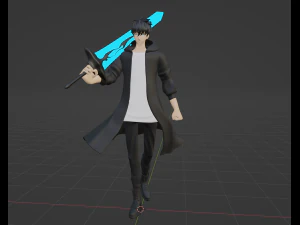 Sung Jinwoo - Solo leveling 3D Model