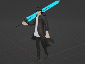 Sung Jinwoo - Solo leveling 3D Model