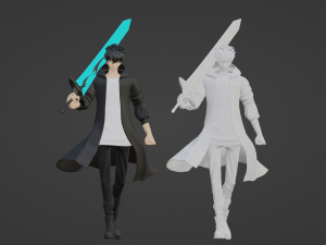 Sung Jinwoo - Solo leveling Model 3D