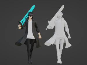 Sung Jinwoo - Solo leveling 3D Model