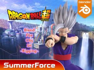 Gohan Beast - Dragon Ball Super 3D Модель