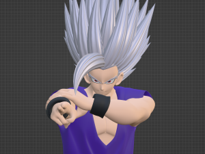 Gohan Beast - Dragon Ball Super 3D Model