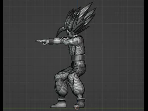 Gohan Beast - Dragon Ball Super 3D Model