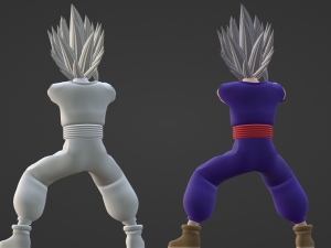 Gohan Beast - Dragon Ball Super 3D Model