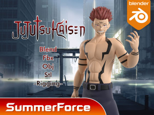 SUKUNA - Jujutsu Kaisen Modelo 3D