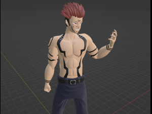 SUKUNA - Jujutsu Kaisen 3D 模型