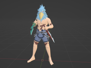 Sunraku - Shangri-la Frontier 3D Model