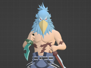 Sunraku - Shangri-la Frontier 3D Model
