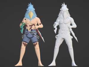 Sunraku - Shangri-la Frontier 3D Model