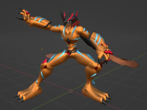 Agumon Bond of Bravery - Digimon Last Evolution 3D Model