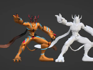 Agumon Bond of Bravery - Digimon Last Evolution 3D Model