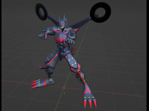 Gabumon V&iacute;nculo de Amistad - Digimon Last Evolution Modelo 3D