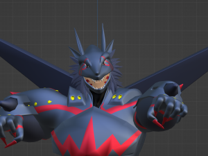 Gabumon Bond of Friendship - Digimon Last Evolution Modelo 3D
