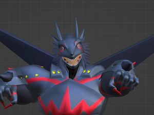 Gabumon V&iacute;nculo de Amistad - Digimon Last Evolution Modelo 3D
