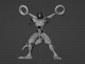 Gabumon Bond of Friendship - Digimon Last Evolution Modelo 3D