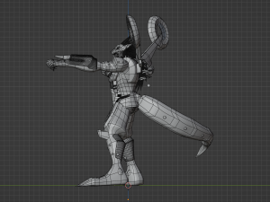 Gabumon Bond of Friendship - Digimon Last Evolution Modelo 3D