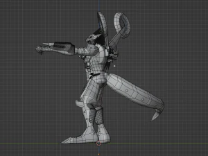 Gabumon V&iacute;nculo de Amistad - Digimon Last Evolution Modelo 3D