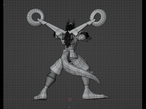 Gabumon Bond of Friendship - Digimon Last Evolution Modelo 3D