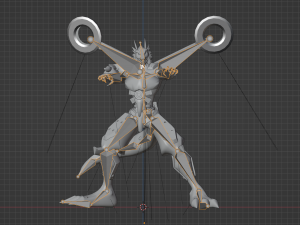 Gabumon Bond of Friendship - Digimon Last Evolution Modelo 3D