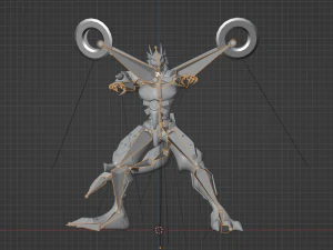 Gabumon V&iacute;nculo de Amistad - Digimon Last Evolution Modelo 3D