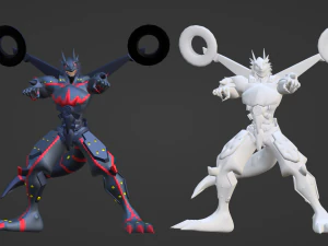 Gabumon V&iacute;nculo de Amistad - Digimon Last Evolution Modelo 3D
