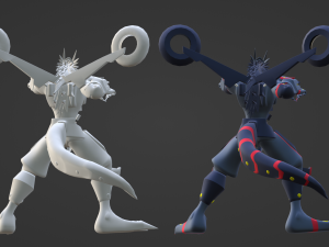 Gabumon Bond of Friendship - Digimon Last Evolution Modelo 3D