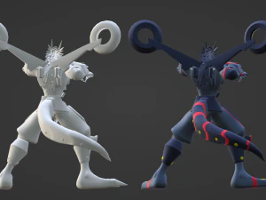 Gabumon V&iacute;nculo de Amistad - Digimon Last Evolution Modelo 3D