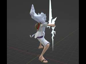 Luffy Gear 5 NIKA - One Piece 3D 模型